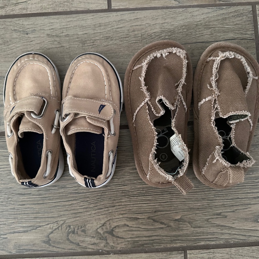 Nautica and OP casual boy shoes lot